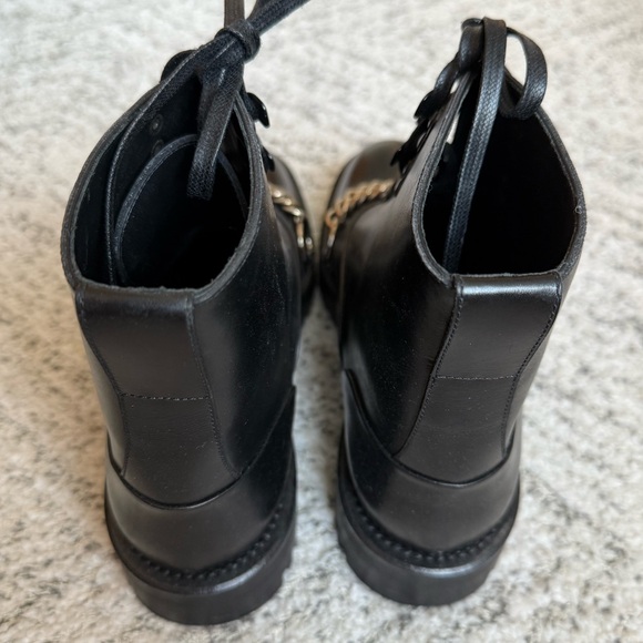 Burberry Barke Leather Lug Sole Bootie NWT - Picture 4 of 4